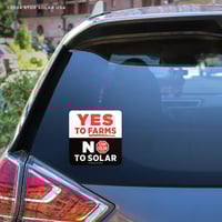 Image 2 of 'Yes to Farms' Window Cling (3-Pack)