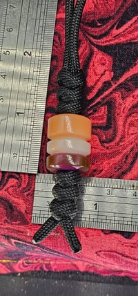 Image 1 of C. Jewell/gmd collab bead- orange/violet