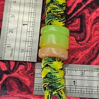 Image 1 of C. Jewell/gmd collab bead- green/pink to purp