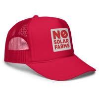 Image 2 of 'No Solar Farms' Trucker Hat