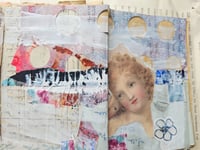 Image 2 of Mini Motherboard Collaged Journal with Vintage Ephemera