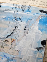 Image 4 of Mini Motherboard Collaged Journal with Vintage Ephemera