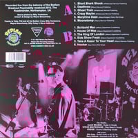 Image 2 of THE SHARKS - BEDLAM (OFFICIAL) BOOTLEG (LP) PINK 