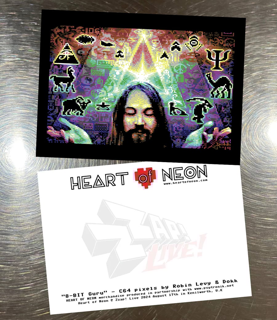 Image of 8-Bit Guru (A6 Postcard)