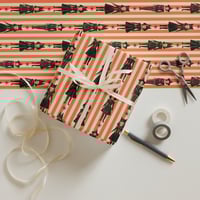 Image 4 of Halloween Paper Doll Wrapping Paper