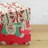 Image 3 of Holly Jolly Christmas Wrapping Paper