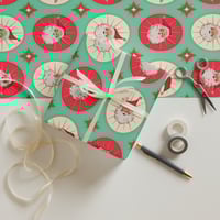 Image 4 of Holly Jolly Christmas Wrapping Paper