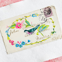 Image 5 of Art - original - 1883 original envelope - hand painted