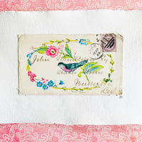 Image 2 of Art - original - 1883 original envelope - hand painted