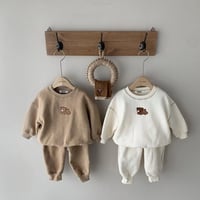 Image 1 of Cream / Brown Bear 2Pc Set