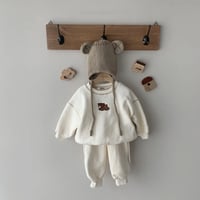 Image 3 of Cream / Brown Bear 2Pc Set