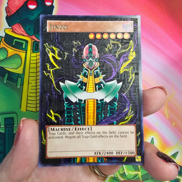 Image of Jinzo Alter Art Background Painted Card