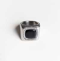 Image 3 of Black Onyx Ziggy Ring