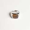 Natural Stone Signet Ring