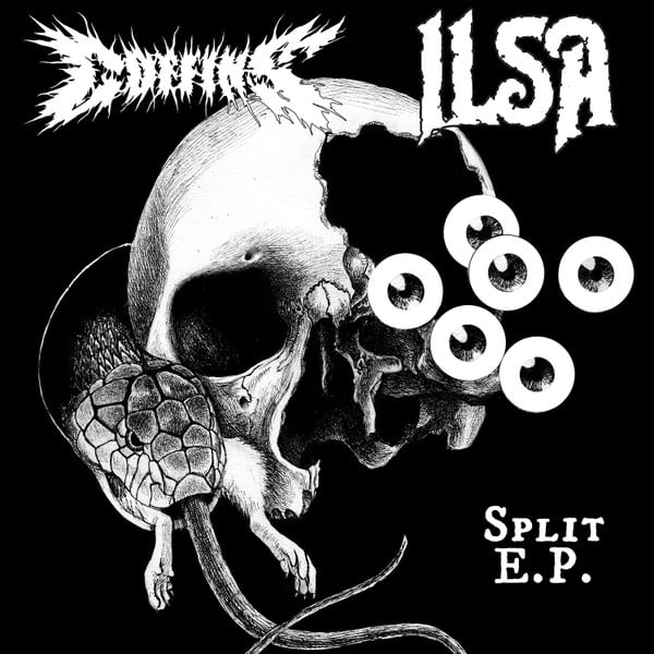 Image of COFFINS / ILSA - Split EP 12"