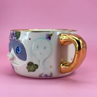 Image 2 of Purple flower ghost mug 