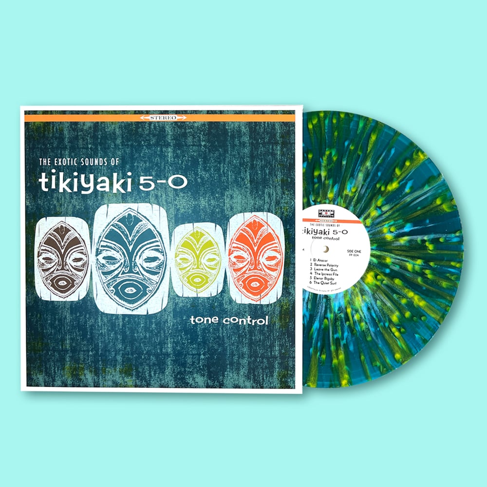 Image of The Exotic Sounds of Tikiyaki 5-0…Tone Control Vinyl LP and  T-Shirt Bundle 