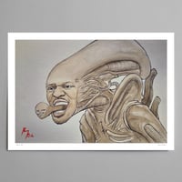 KSI Alien signed print