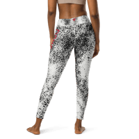 Image 5 of Crimson Splat DOMESICK Yoga Leggings