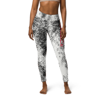 Image 10 of Crimson Splat DOMESICK Yoga Leggings