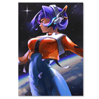 Image 1 of Juno Space Art Print 