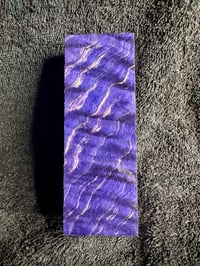 Image 2 of Purple Quilted Maple Knife Block