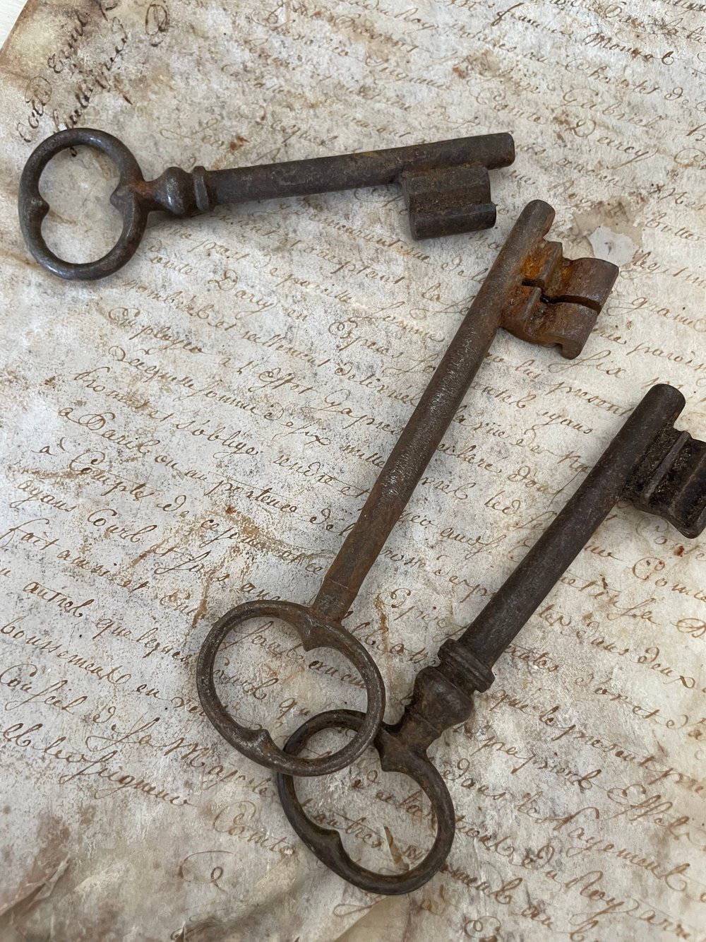 Image of Trio of Old French Keys 