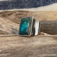 Image 2 of ROPE TURQUOISE RING 