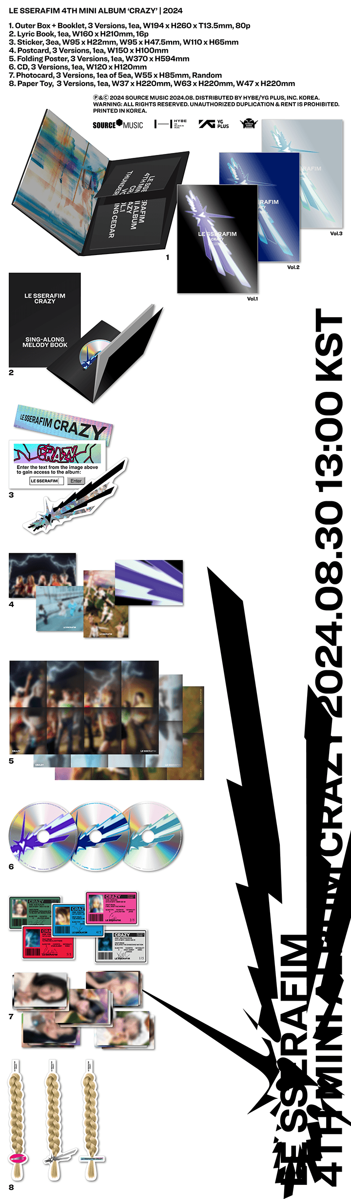 Image of LE SSERAFIM ‘CRAZY’