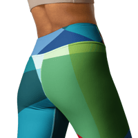 Image 7 of WILD Card DOMESICK Yoga Leggings