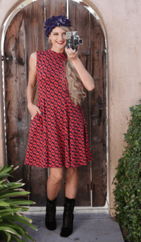 Mia Dress in Rooster