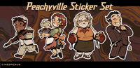 Peachyville Stickers