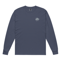 Bull Embroidered Heavyweight Comfort Long Sleeve Shirt
