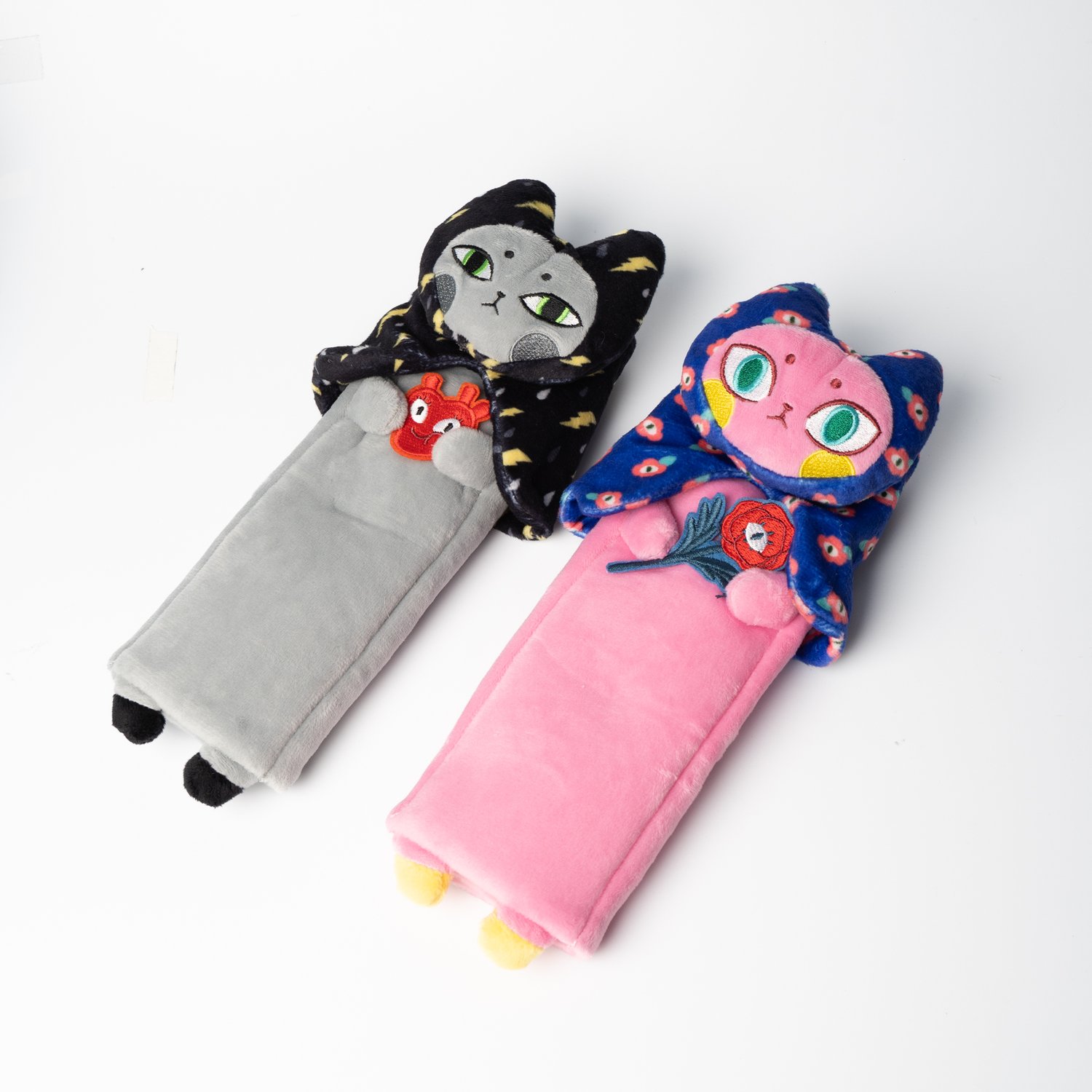 Image of BADMEAW PLUSH SEATBELT COVER SET 