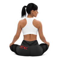 Image 2 of Crimson Stride FIERCE Yoga Leggings