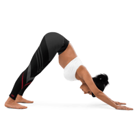 Image 21 of Crimson Stride FIERCE Yoga Leggings