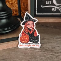 Image 2 of Dani Halloween Glitter Star Vinyl Sticker