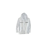 THRU THE STORM RAIN COAT - Clear/Black