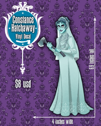 Image 1 of Constance Hatchaway Decal