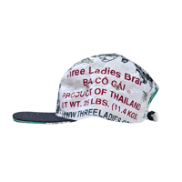 Image 4 of "3 Ladies v2" 5 Panel Camper Hat