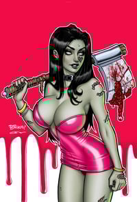 Image of Zombie Tramp Still Ill Calendar Original Art