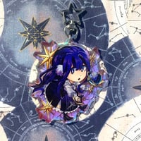 Image 2 of Arknights Holographic Keychains: Mostima, Lee, Magallan, Astesia