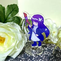 Image 1 of Fern the Mage - Spinning 3" Acrylic Standee