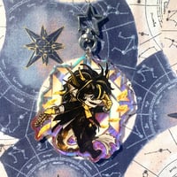 Image 4 of Arknights Holographic Keychains: Mostima, Lee, Magallan, Astesia