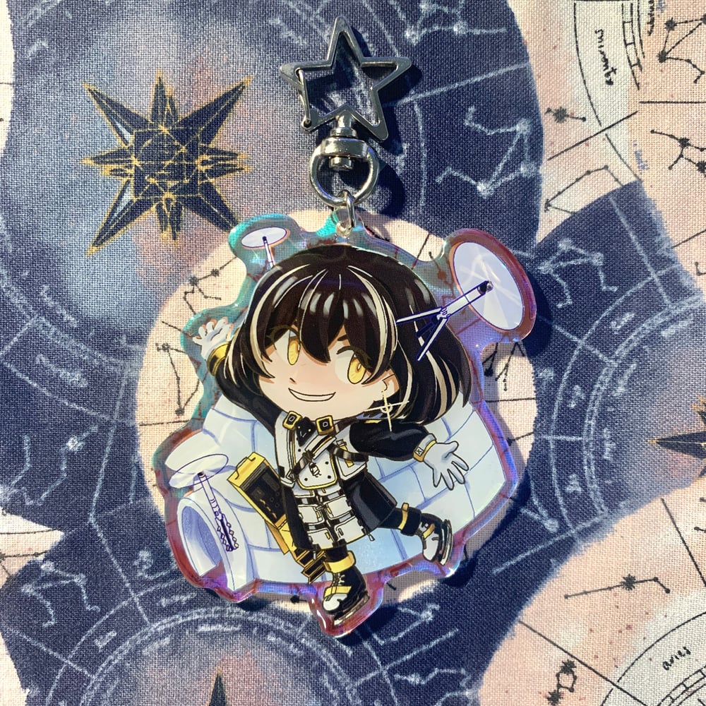 Arknights Holographic Keychains: Mostima, Lee, Magallan, Astesia