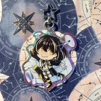 Image 5 of Arknights Holographic Keychains: Mostima, Lee, Magallan, Astesia