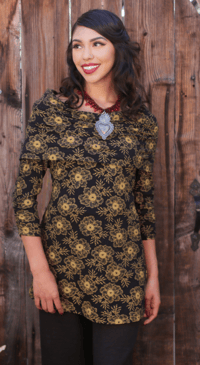 Julliard Tunic in Anemone