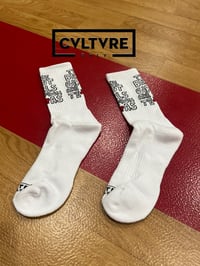 Image 1 of White The Best Girls Are From Texas Crew Socks