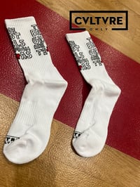 Image 2 of White The Best Girls Are From Texas Crew Socks