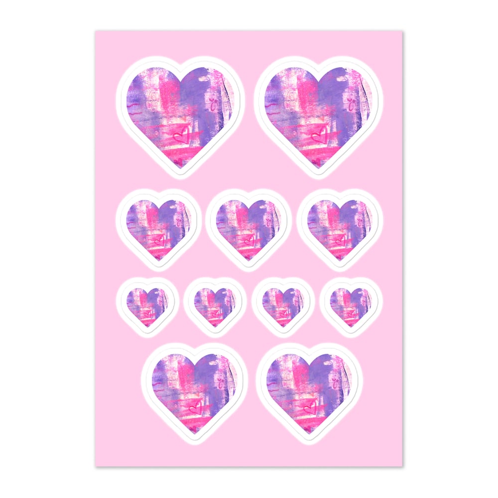 Image of Purple Heart Sticker sheet